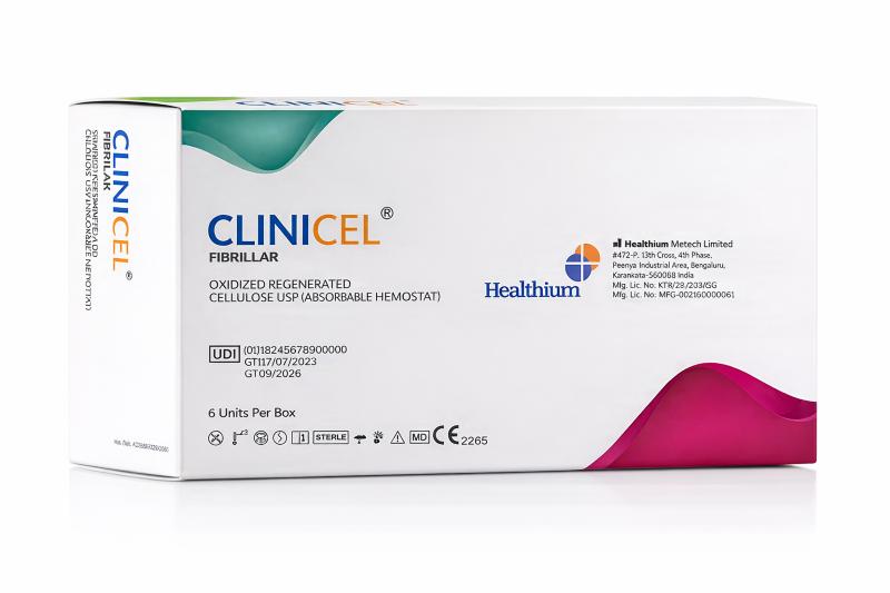 Clinicel -Стерильний гемостатичний засіб ( Окислена регенерована целюлоза)